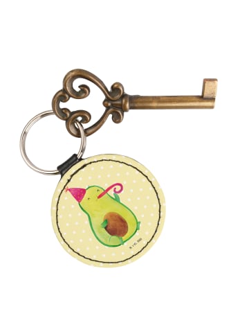 Mr. & Mrs. Panda Anhänger Avocado Feier ohne Spruch in Gelb Pastell