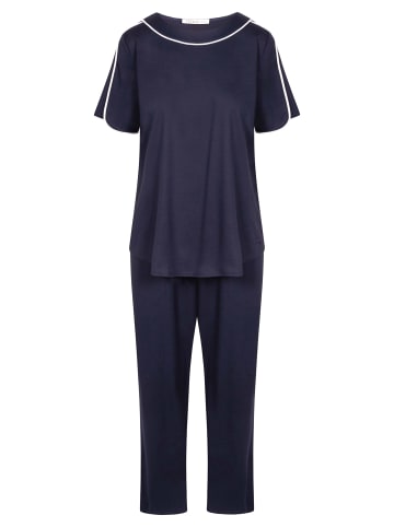 Féraud Schlafanzug Basic in Navy