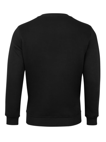 Stark Soul® French-Terry Sweatshirt innen angerauht in Schwarz