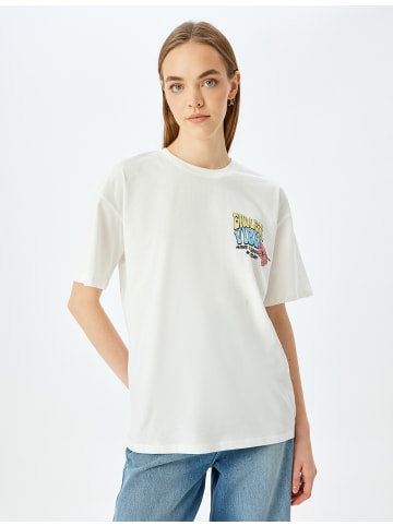 KOTON TSHIRT SS in Ekru