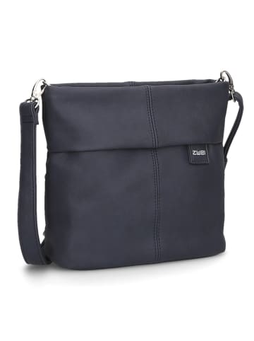 Zwei Mademoiselle.M Schultertasche 25 cm in nubuk ink