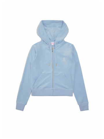 Juicy Couture Zip-Kapuzenpullover in powder blue