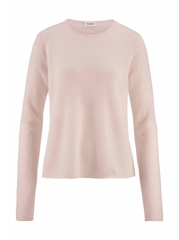 Hessnatur Strick Pullover Regular in rosé