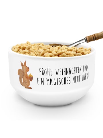 Mr. & Mrs. Panda salatschälchen Eichhörnchen Weihnachten mit Spruch in Weiß