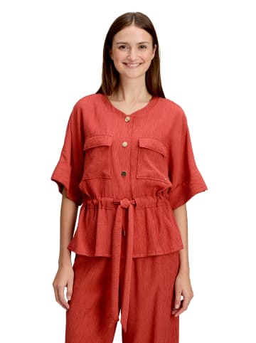 BETTY & CO Casual-Jacke mit Taschen in Dunkelrot