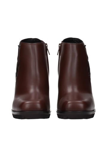 Max Mara Braun Leder Knöchel Stiefel