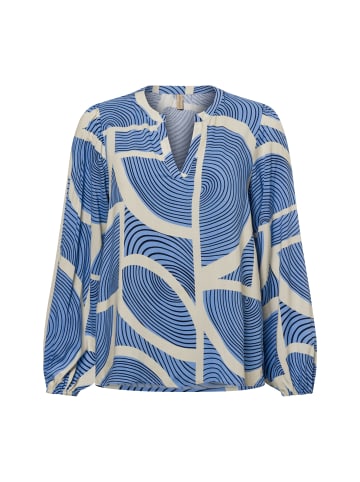 soyaconcept Bluse SC-Olivera 1 in blau beige - 0002