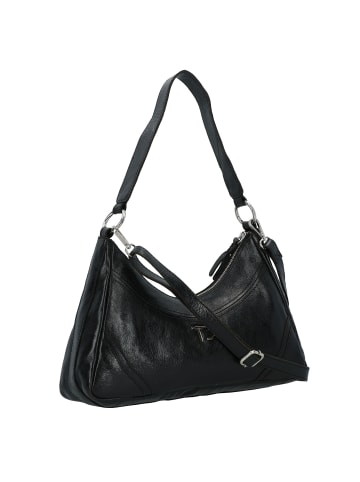 TASCHENDIEB Salvatorgasse Schultertasche Leder 34 cm in black bean