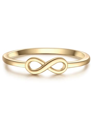 Glanzstücke München Ring Infinity aus Sterling Silber in gelbgold