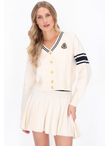 DreiMaster Women Cardigan in offwhite navy