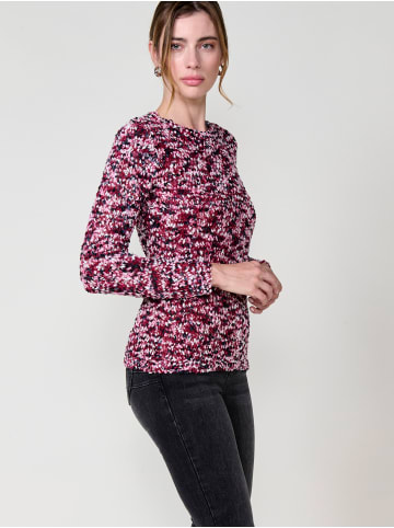 KOROSHI Women's chenille knit jersey in bunt