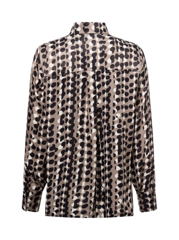 OPUS Bluse Fosmo in melange schwarz - 0001