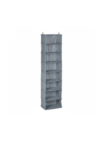 relaxdays Kleiderschrank-Hängeregal in Grau - (B)36 x (H)140 x (T)20 cm