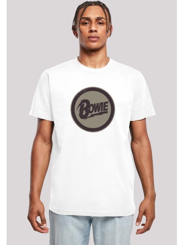 F4NT4STIC T-Shirt David Bowie Logo in weiß