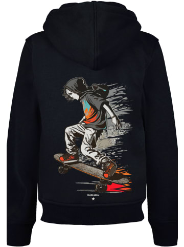 F4NT4STIC Hoodie Skateboarder in schwarz