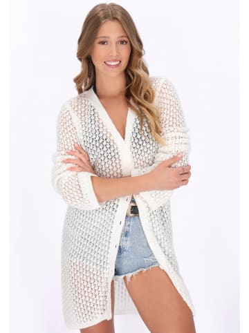 IZIA Women Cardigan in offwhite