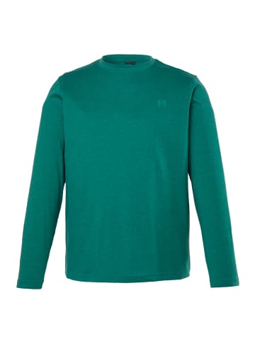Men Plus Kurzarm T-Shirt in grün