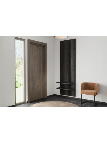 ebuy24 Schuhschrank Nimes Schwarz 67 x 30 cm