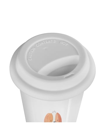 Mr. & Mrs. Panda Thermobecher Hund Cavalier King Charles Spaniel... in Weiß