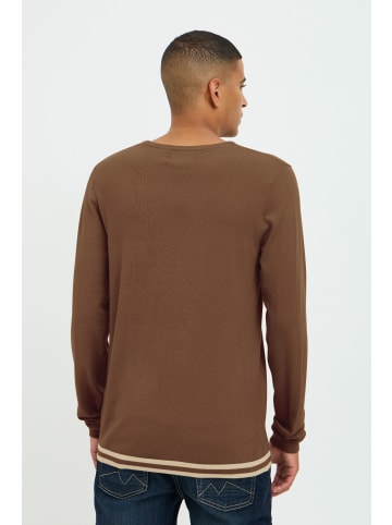BLEND Strickpullover BHPullover 20717260 modischer Strickpullover in Braun