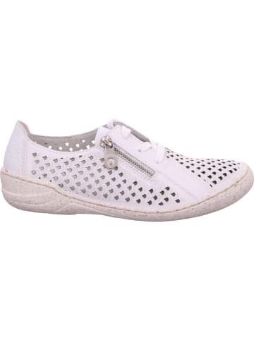 rieker Schnürschuhe in weiss/weiss