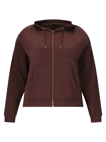 Endurance Q Kapuzenjacke Tiamo in 4241 Fudge