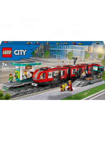 LEGO Bausteine City Straßenbahn mit Haltestelle, ab 7 Jahre