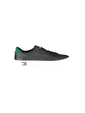 Tommy Hilfiger Schwarz Leder Herren Sneaker
