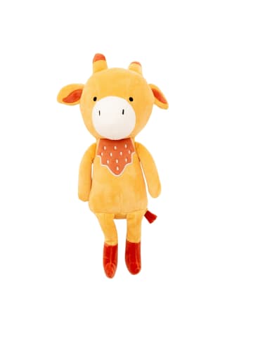 Crochetts Giraffe in Gelb und Orange – (B)36 x (H)13 x (T)14 cm