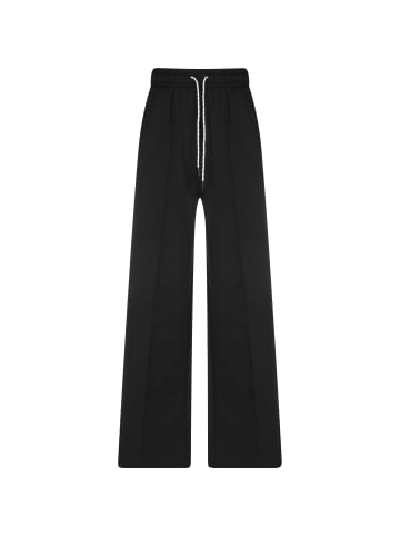 Puma Jogginghose Infuse Wide Leg in schwarz / weiß