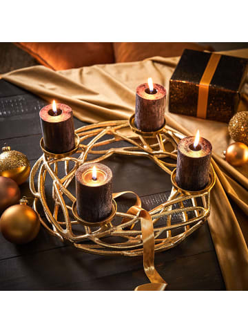 Butlers Butlers Adentskranz ADVENT "Treibholz" in Gold