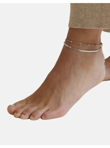 GOOD.designs Fußkette in Silber