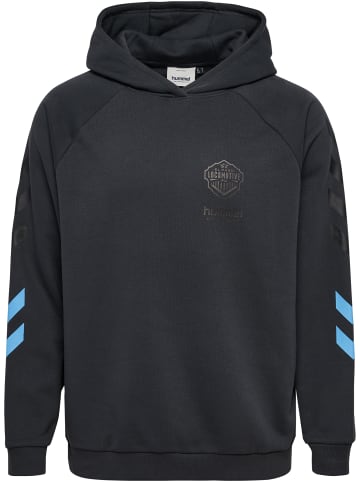 Hummel Reißverschluss Kapuzenpullover Hmloversized Erwachsene in EBONY
