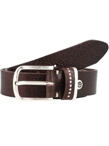 b.belt Fashion Basics Cleo Gürtel Leder in dunkelbraun