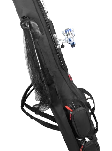 Normani Outdoor Sports Rutentasche 1,60 m RodBox Triple in Schwarz