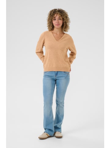 Cream Strickpullover CRDela Loose fit in Cinnamon Swirl Melange