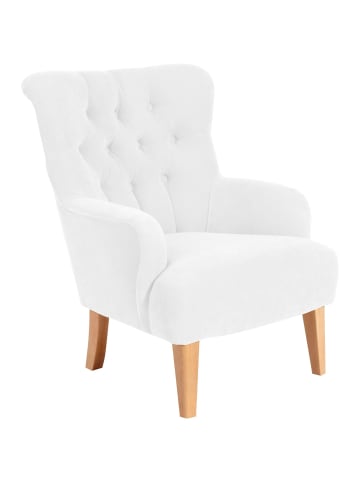 others SESSEL Kaiya Bezug Veloursstoff Buche natur / creme