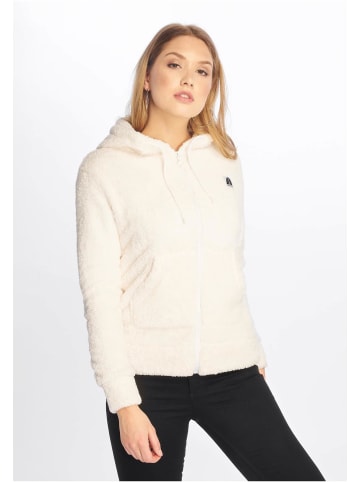 Just Rhyse Just Rhyse Zip-Kapuzenpullover in off white