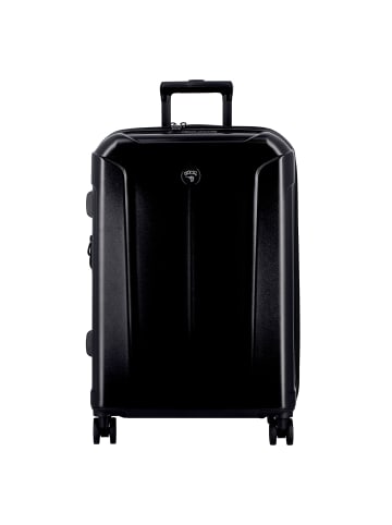 Jump Glossy 4 Rollen Trolley 67 cm mit Dehnfalte in noir