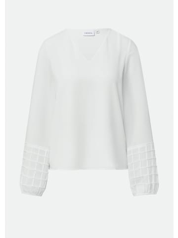 comma Bluse in 0120_weiß