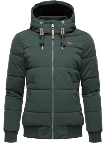 ragwear Winterjacke Nuggys Solid in Dark Green