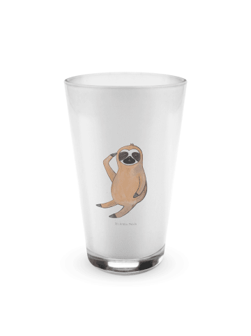 Mr. & Mrs. Panda kaffeeglas Faultier Vogel ohne Spruch in Transparent