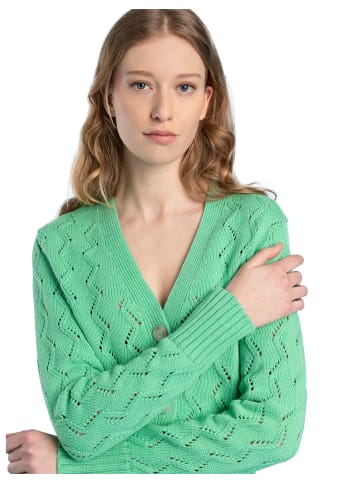 More & More Strickjacke in march green