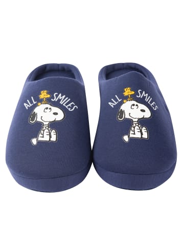 United Labels The Peanuts Hausschuhe Snoopy - All smiles in blau