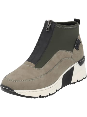 rieker Stiefeletten in reed/schwarz/pesto