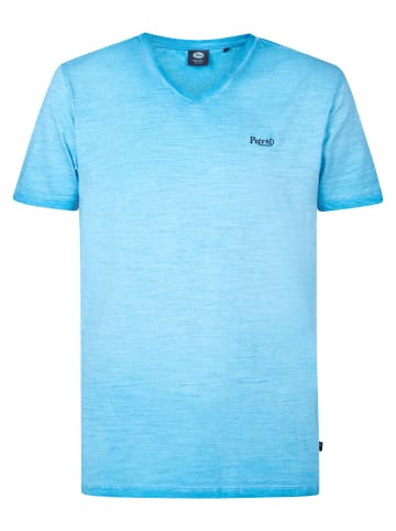 Petrol Industries T-Shirt mit Logo Bellows Field in Blau