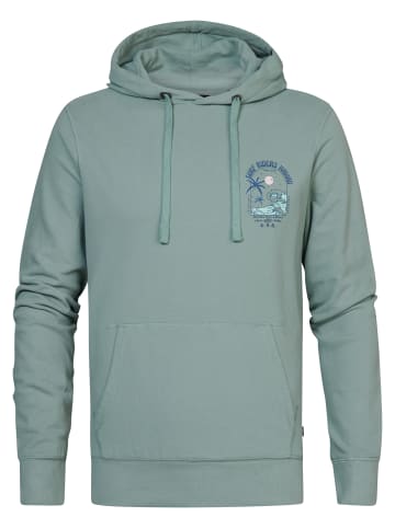 Petrol Industries Hoodie mit Rückenaufdruck Breeze in Blau