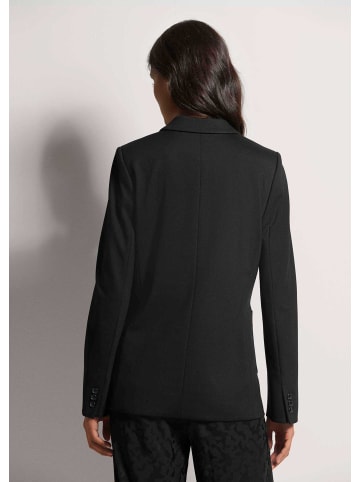 MADELEINE Langer Jersey-Blazer mit Futter in schwarz
