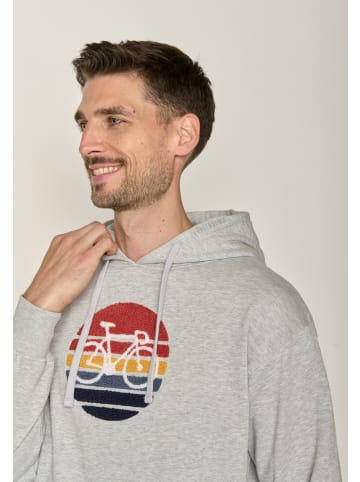 GreenBomb Hoodie Bike Circle in Heidekraut Grau