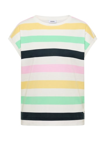 Cecil Multistripe T-Shirt in Vanilla White